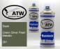 Preview: Saab, Green Silver Pearl Metallic, 261: 400ml Sprühdose + 400ml Klarlack - Set, von ATW Autoteile West.